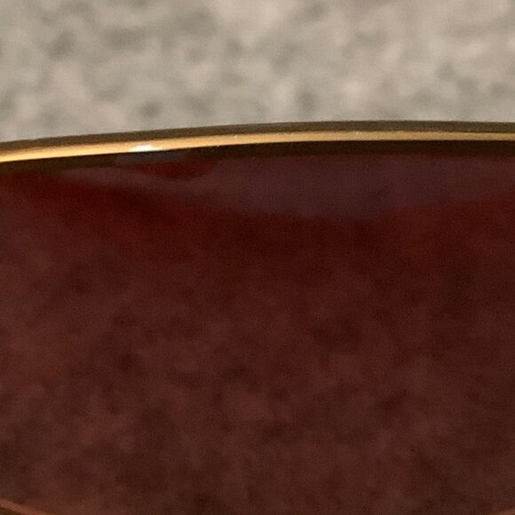 Vintage Armani 92447DR Antique Gold Metal Flex Temple Sunglasses Italy Design - Picture 7 of 14